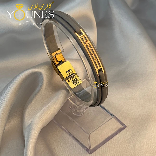 دستبند طلا چرم ضربان قلب